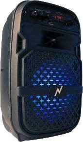   PARLANTE PORTABLE NOGA NGL-420BT 8 KARAOKE BLUETOOTH LED LIGHT RECARGABLE