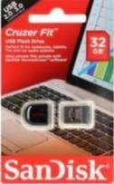   PENDRIVE SANDISK SDCZ 33 CRUZE FIT 32 GB NANO MINI USB 2.0/3,0