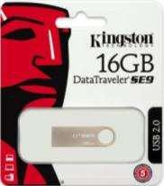   PENDRIVE KINGSTON DT 16 GB DTSE9 USB 2.0