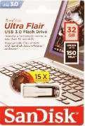   PENDRIVE SANDISK SDCZ73 CRUZER ULTRA FLAIR 32 GB USB 3,0 + NUBE