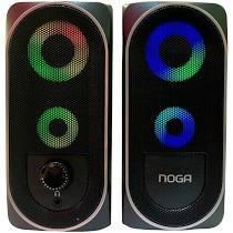   PARLANTES NOGA NG-BT266 BLUETOOTH TACTIL GAMER PC EFECTOS RGB SPECTRUM USB 3,5 MM